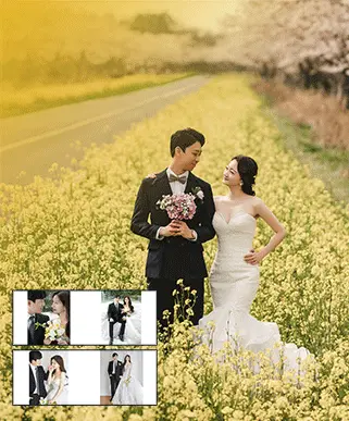 웨딩 스냅 대표 이미지